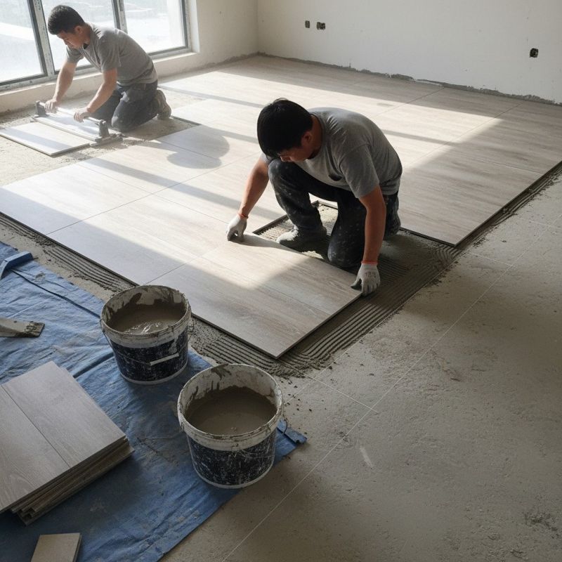 Tile Floor Installation